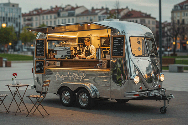 Vintage Coffee Trailer
